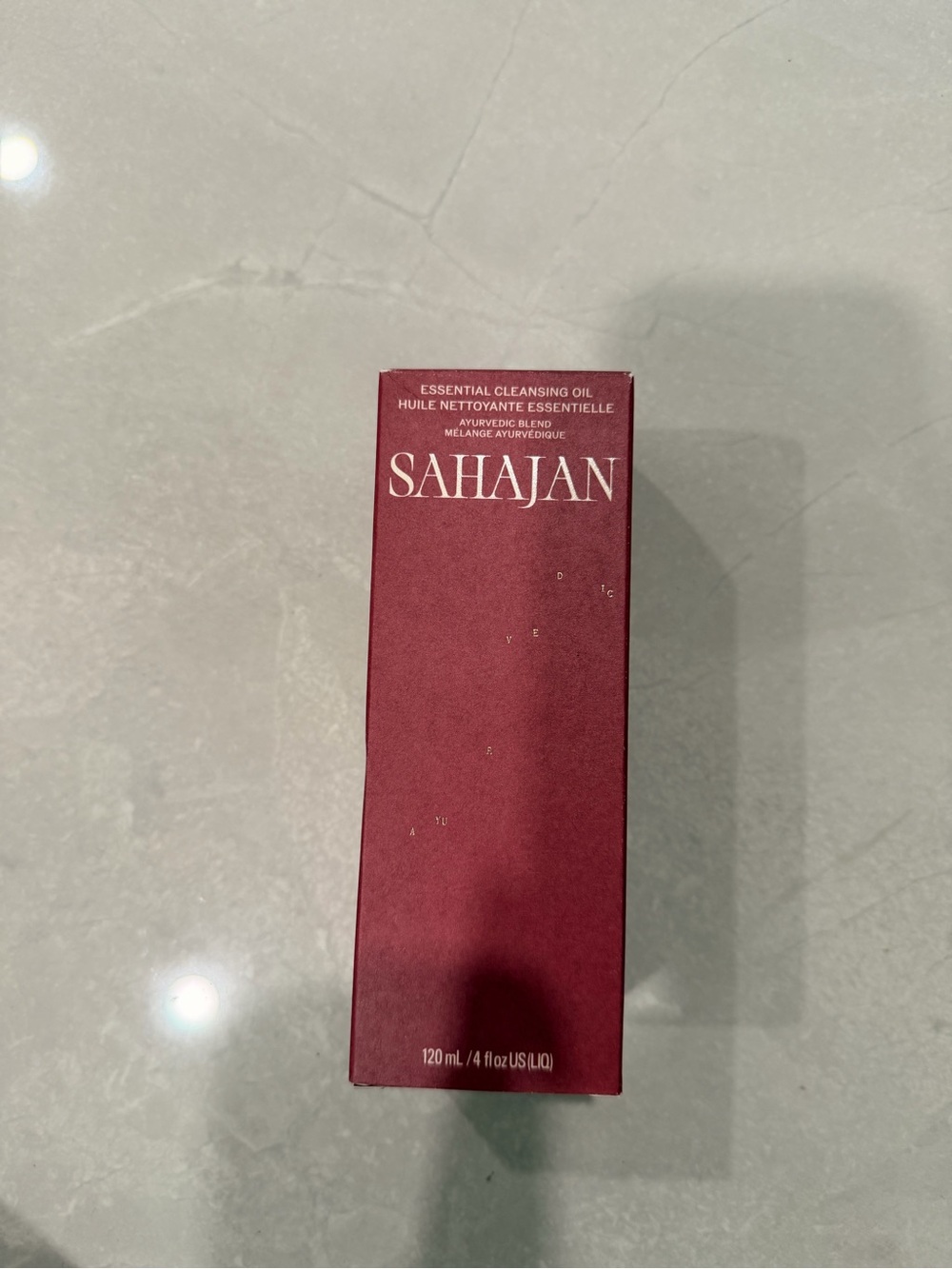 SAHAJAN BRAND NEW NEVER USED Essential Cleansing Oil - Burgundy